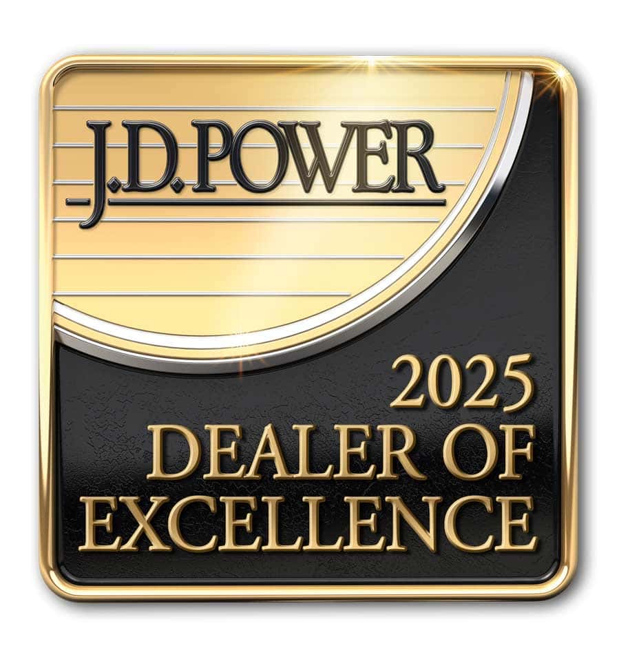 J.D. Power Dealer of Excellence Award badge