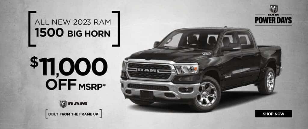 2023 RAM 1500 Big Horn $11,000 OFF MSRP*