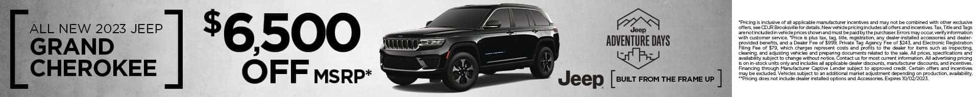Grand Cherokee Offer