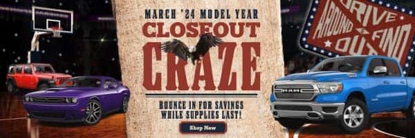 March ’24 Model Year Closeout Craze! Bounce in for savings while supplies last!