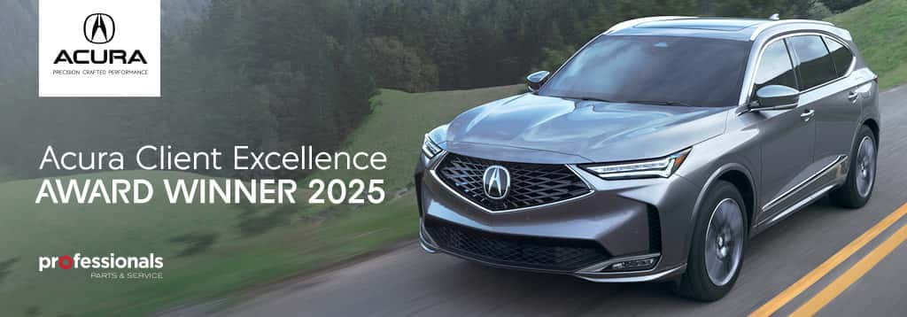 Acura Client Excellence Award Winner