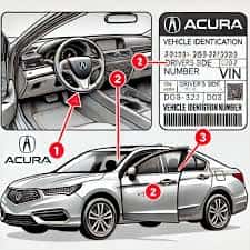 Acura VIN Location Guide
