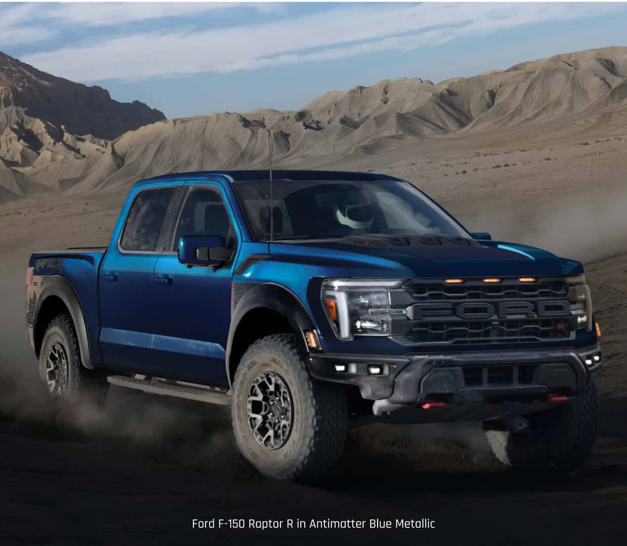 Ford F-150 Raptor R in Antimatter Blue Metallic