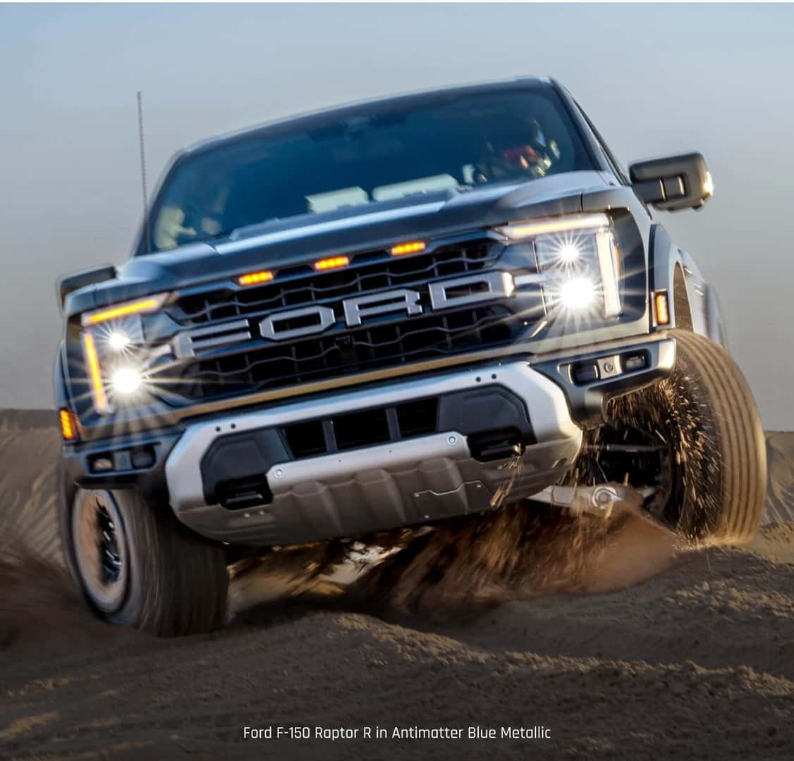 Ford F-150 Raptor R in Antimatter Blue Metallic