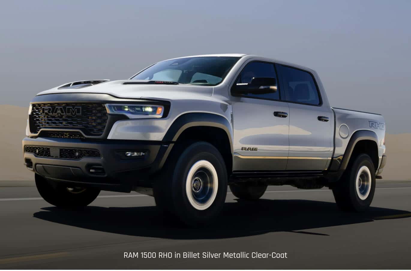 Ram 1500 RHO in Billet Silver Metallic Clear-Coat