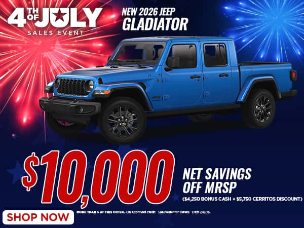 Jeep Gladiator Offer June 2026