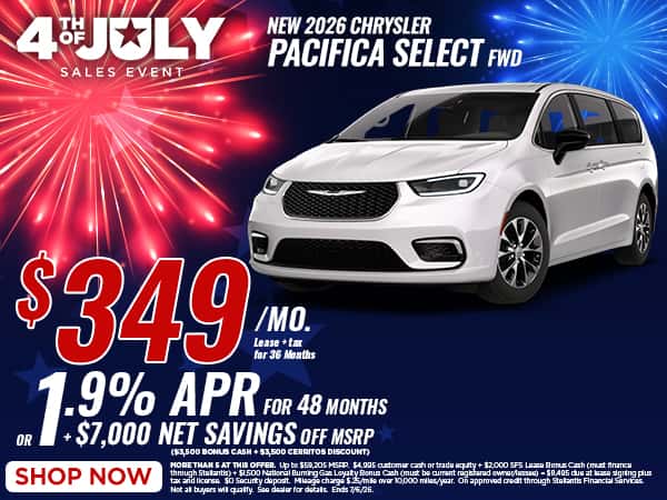 Chrysler Pacifica June 2026
