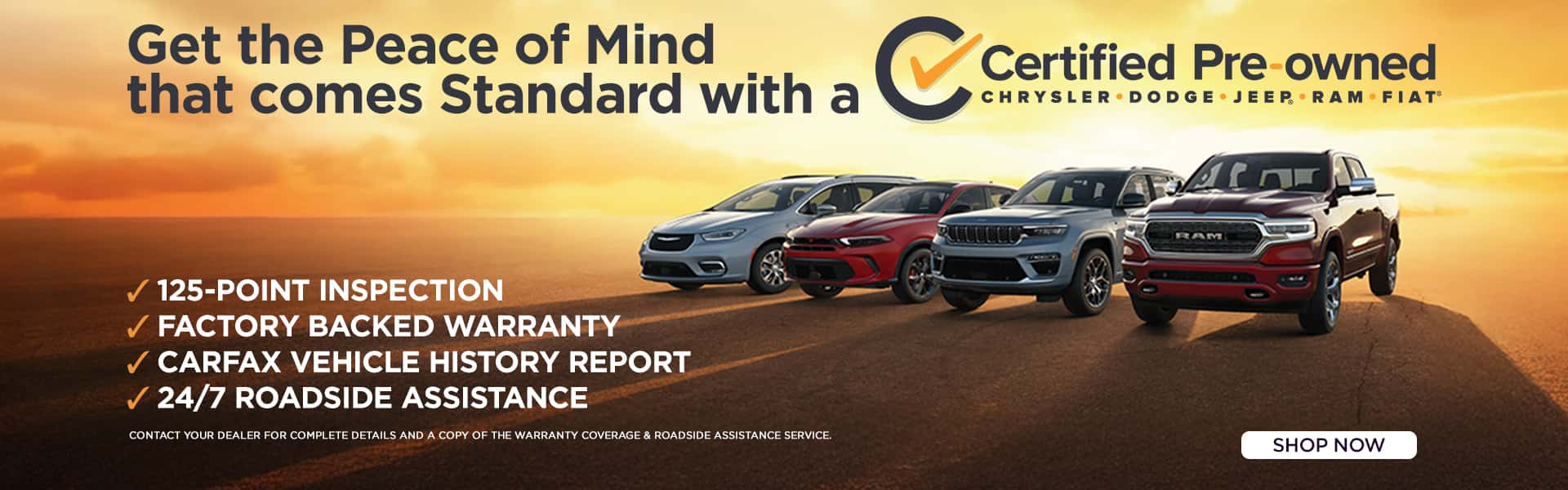 Get the peace of mind that comes standard with a Certified Pre-Owned vehicle from Cerritos CDJR!