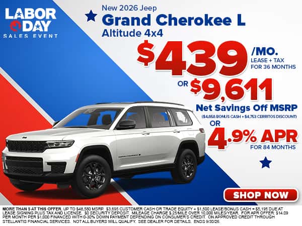 Grand Cherokee L June 2026
