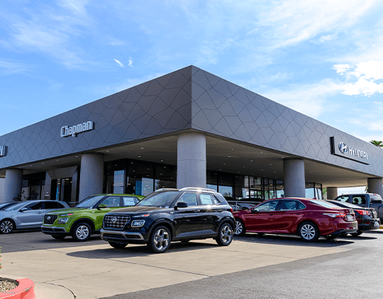 Exterior of Chapman Hyundai Phoenix Dealership.