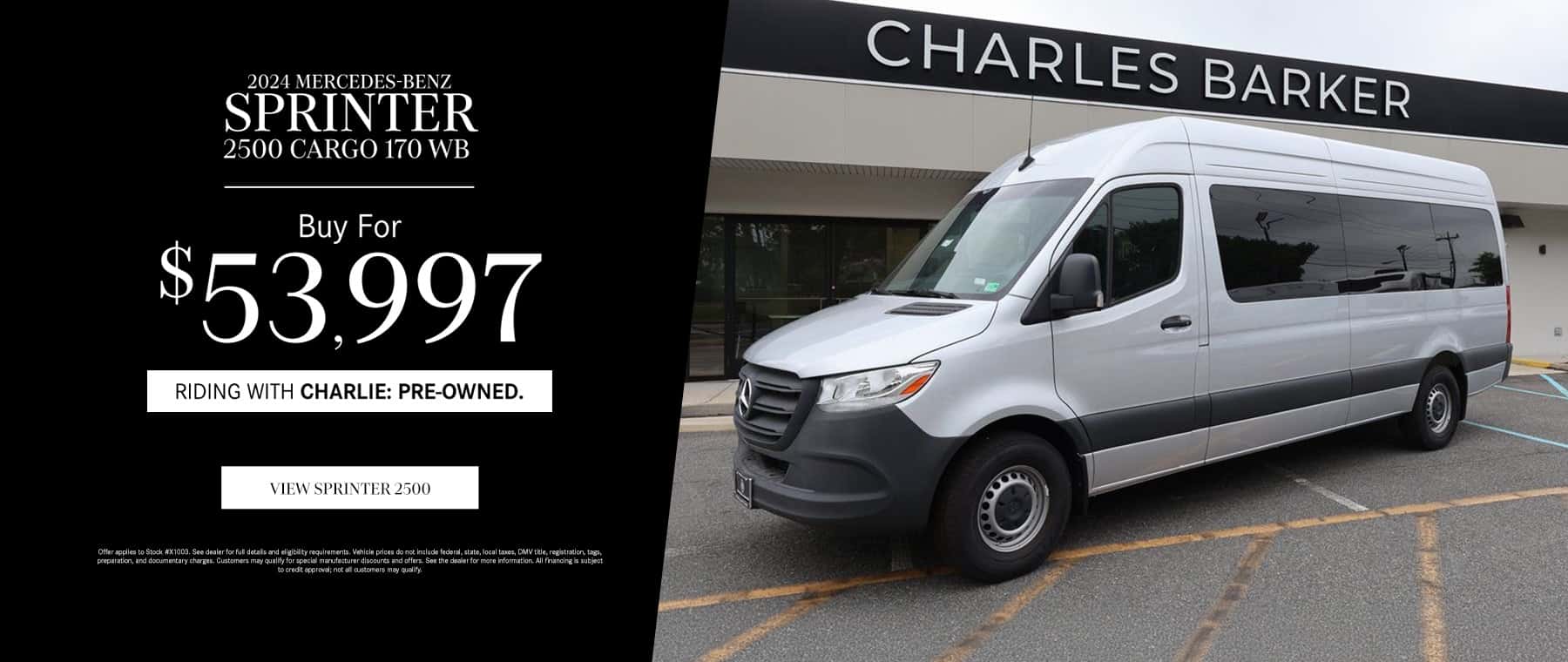 May Used Sprinter