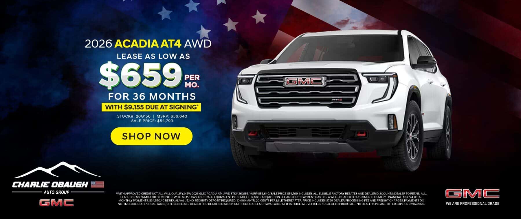 2026 Acadia AT4 AWD