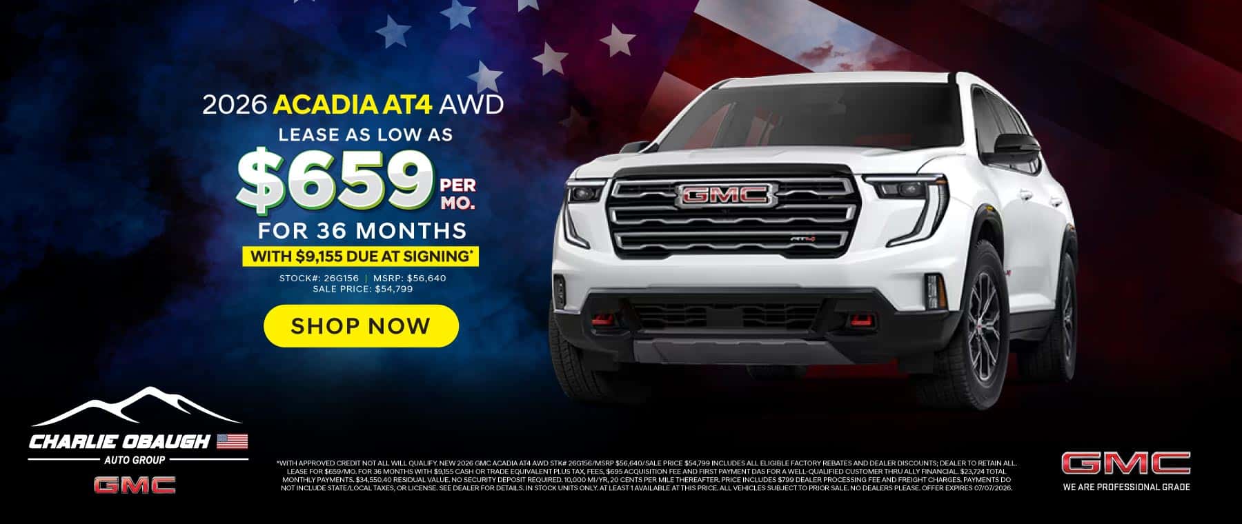 2026 Acadia AT4 AWD
