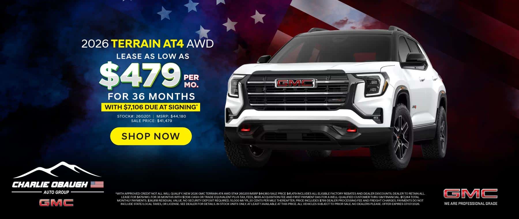 2026 Terrain AT4 AWD