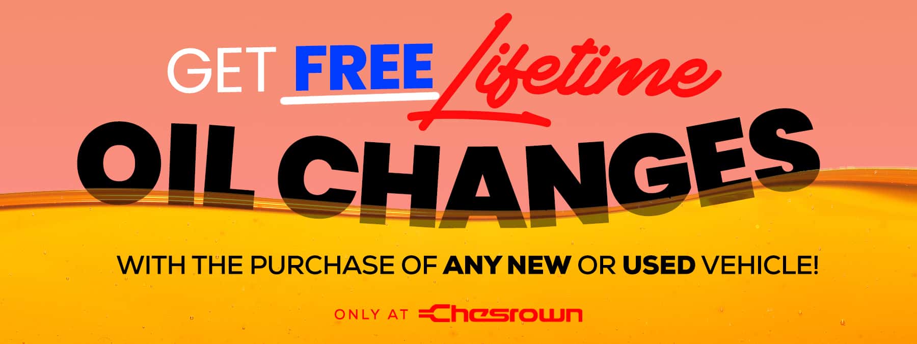 Lifetime oil changes and tire rotations at Chesrown CDJR of Sidney