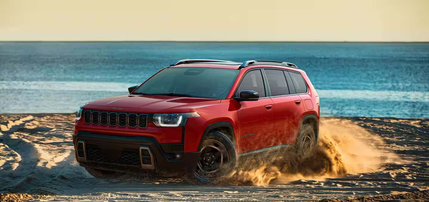 2026 Jeep Cherokee on a beach