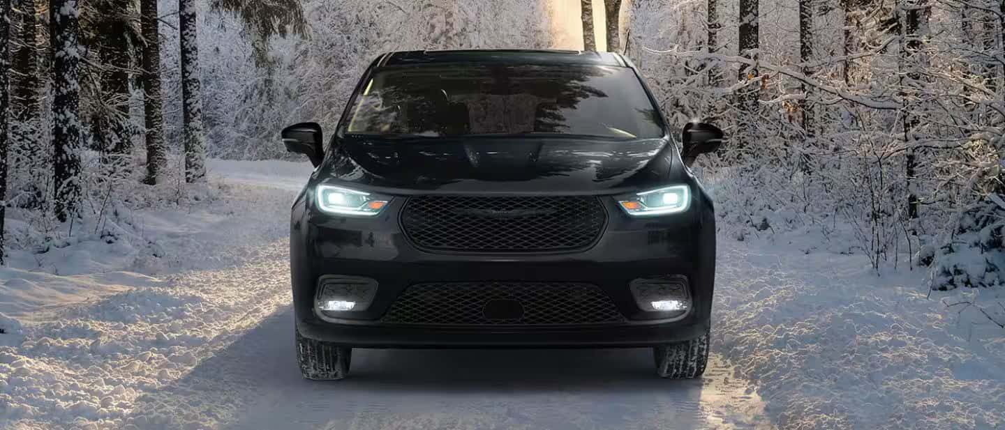 2026 Chrysler Pacifica driving in snow