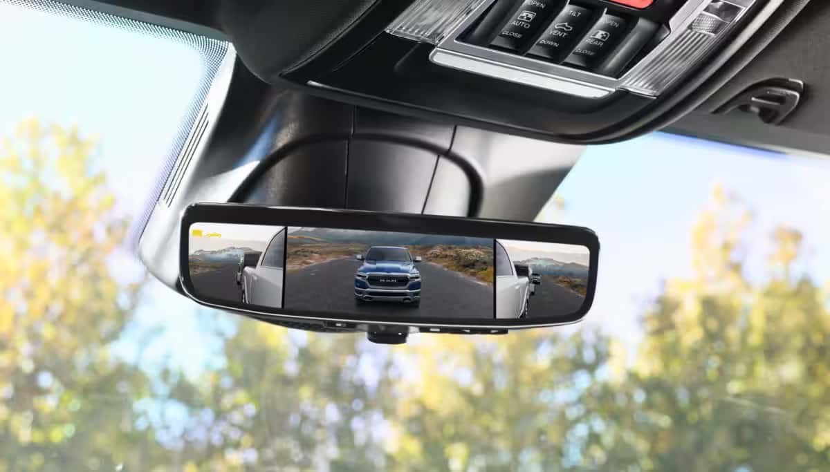2026 Ram 3500 rearview mirror