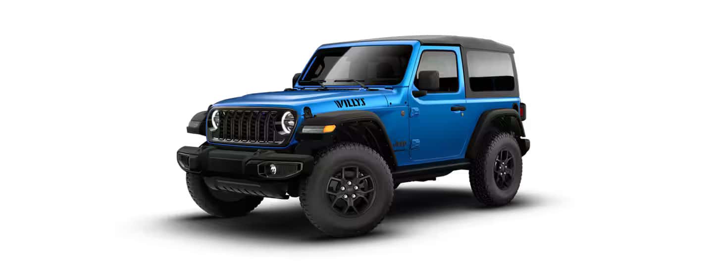 Blue 2026 Jeep Wrangler Willy