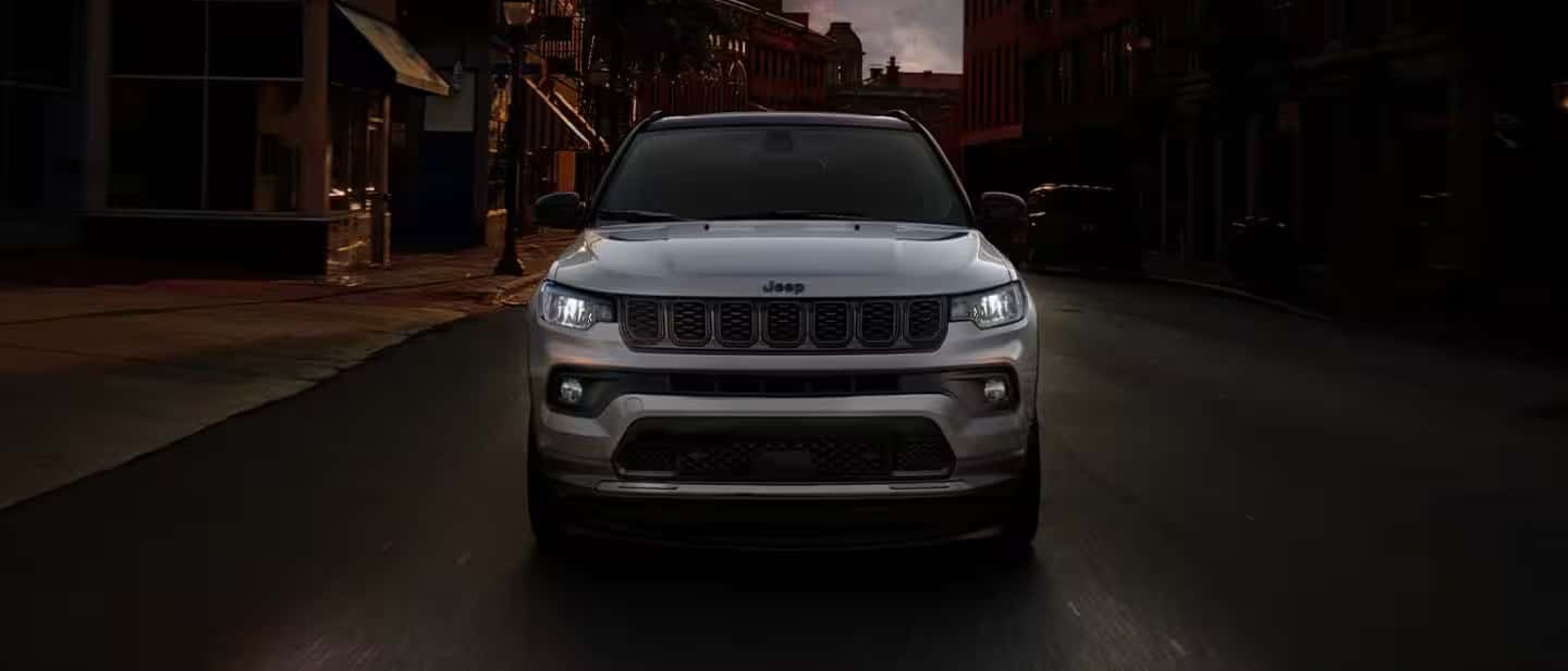 2026 jeep compass view of the exterior grille