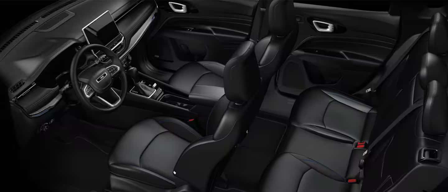 2026 jeep compass view of the interior