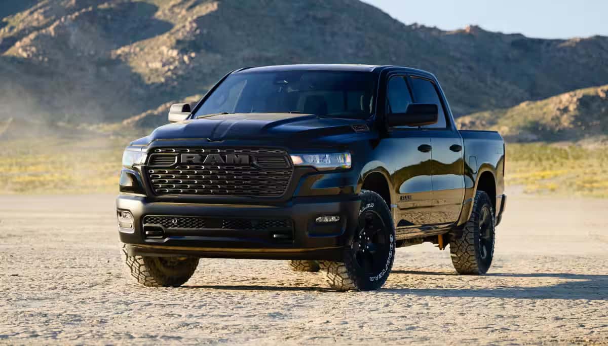 2026 Ram 1500 parked in the desert