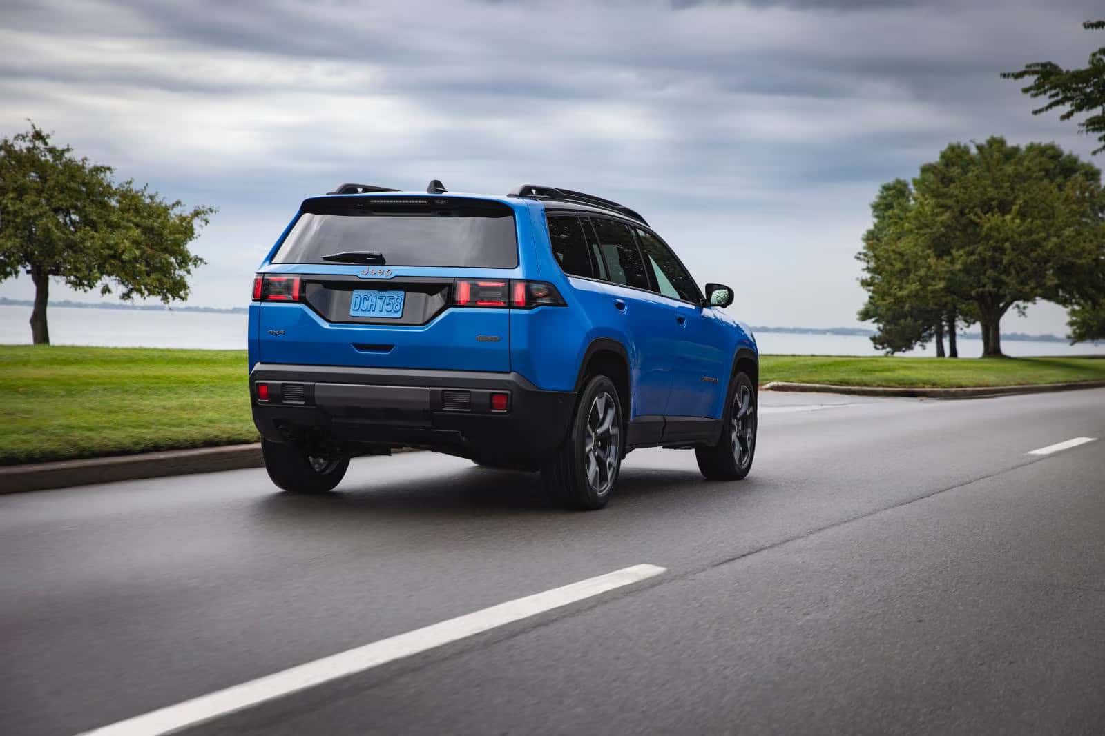 2026 Jeep Cherokee driving on a road