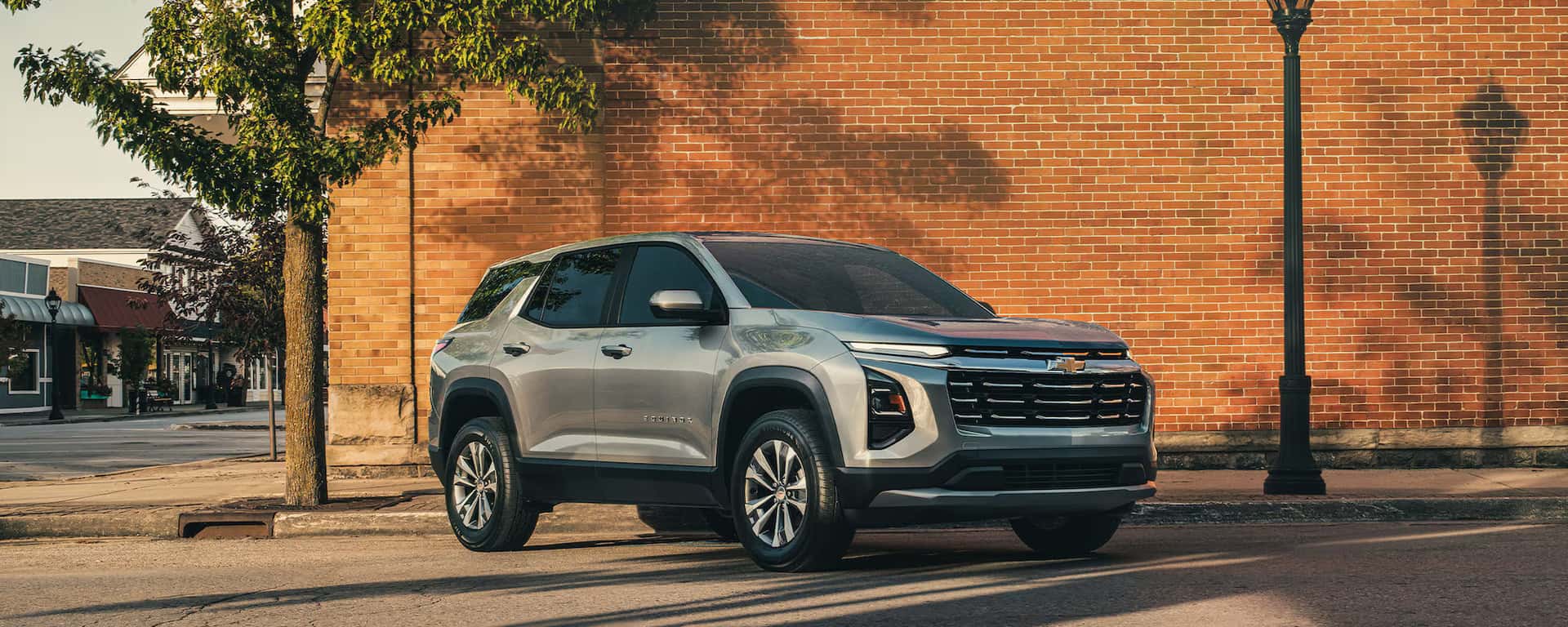 a 2026 Chevy Equinox parked outside of a building