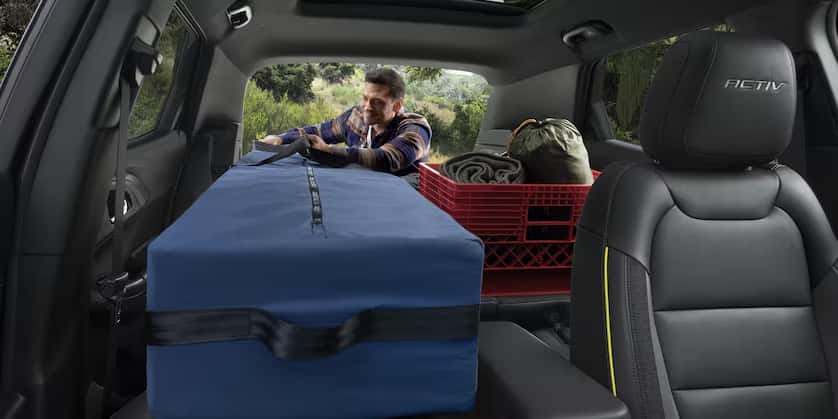 an interior view of the 2026 Chevy Trailblazer