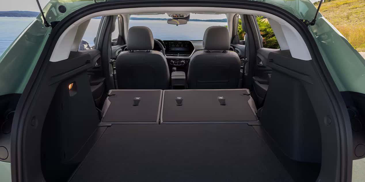 interior view of the new 2026 Chevy Traz