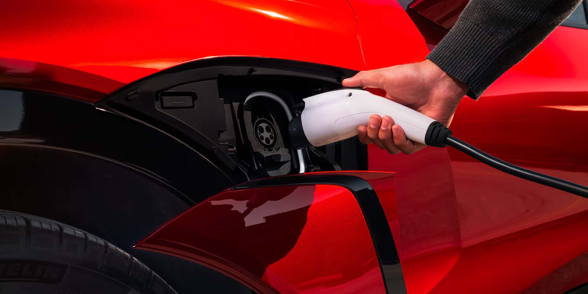 Blazer EV plug in port