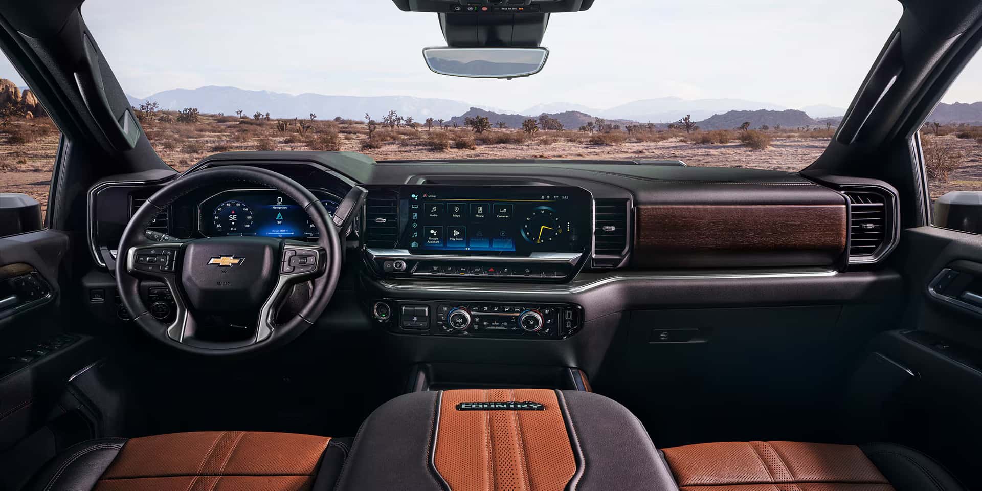 Interior of the 2026 Chevy Silverado HD