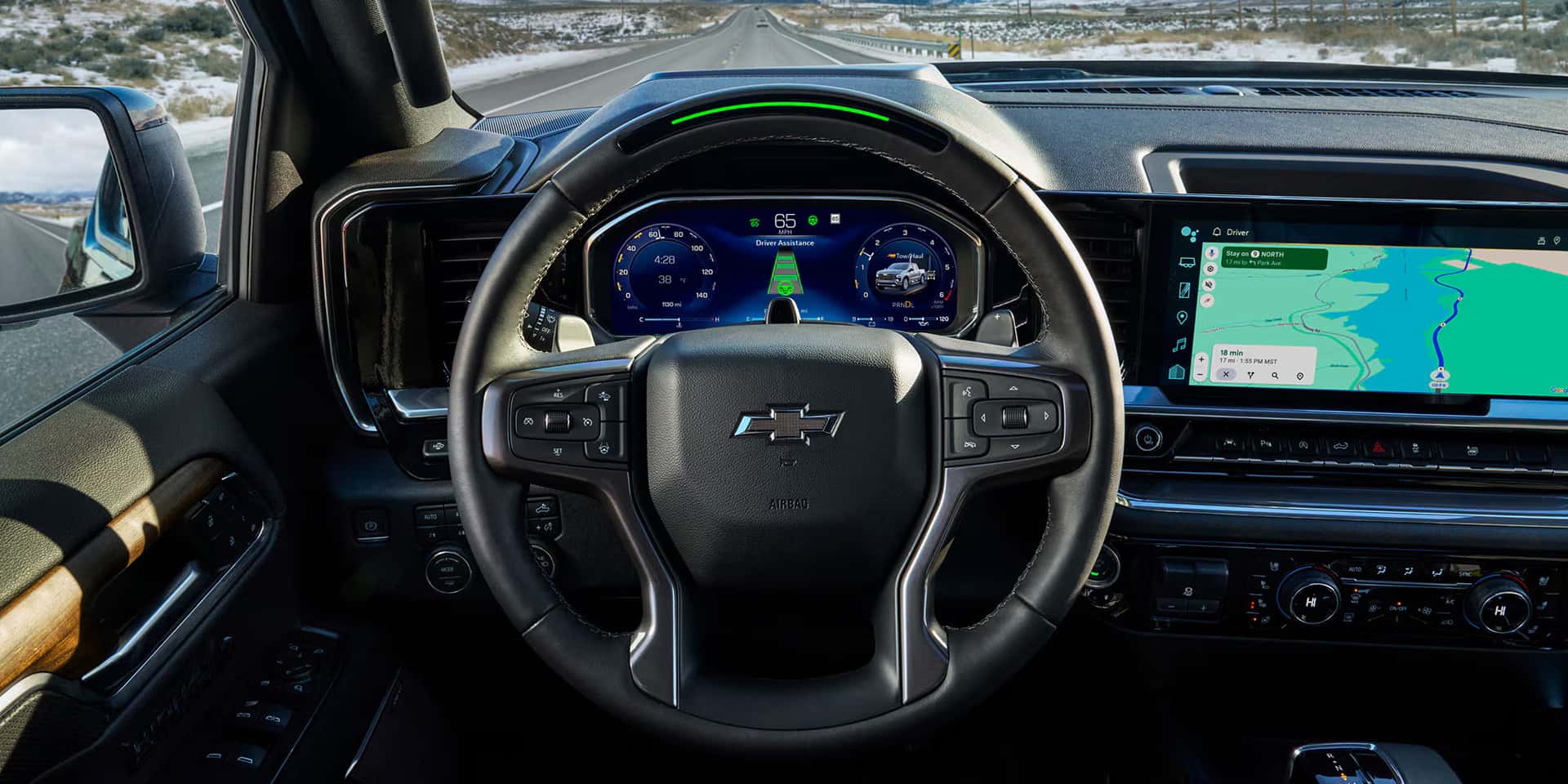 Interior and tech of the 2026 Chevy Silverado