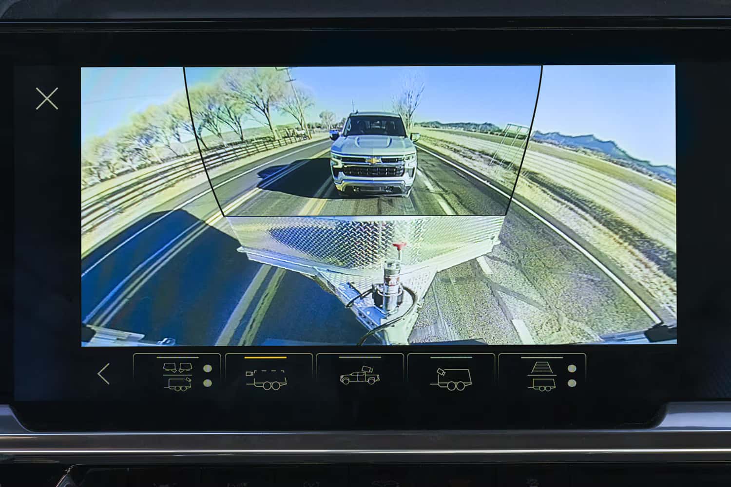 towing view