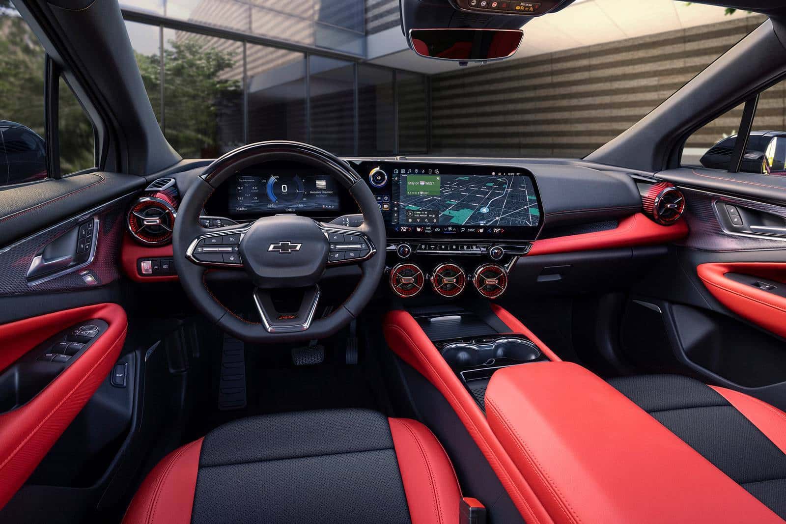 Interior of the 2026 Chevy Blazer EV