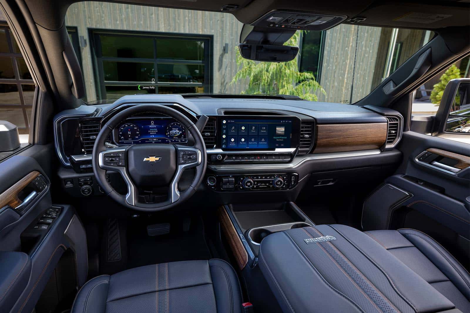 Interior of the 2026 Chevy Silverado HD