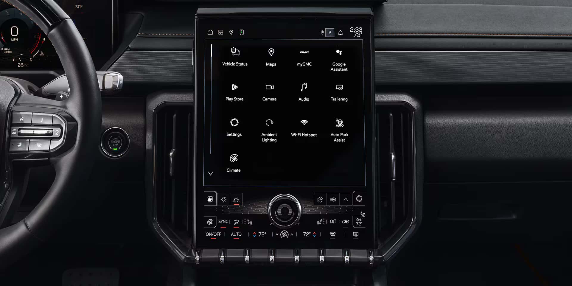 2026 GMC Acadia infotainment system
