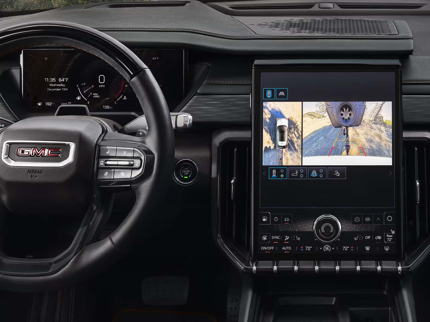 2026 GMC Acadia front dash