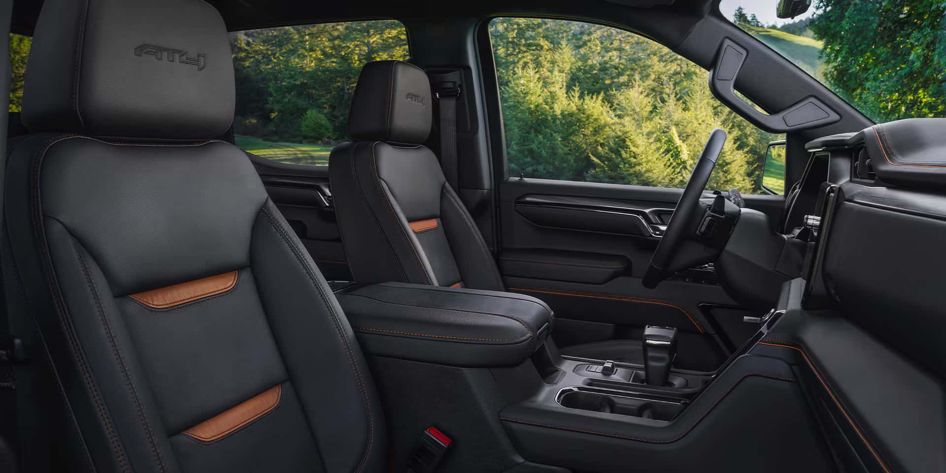 Interior of the new 2026 GMC Sierra 1500