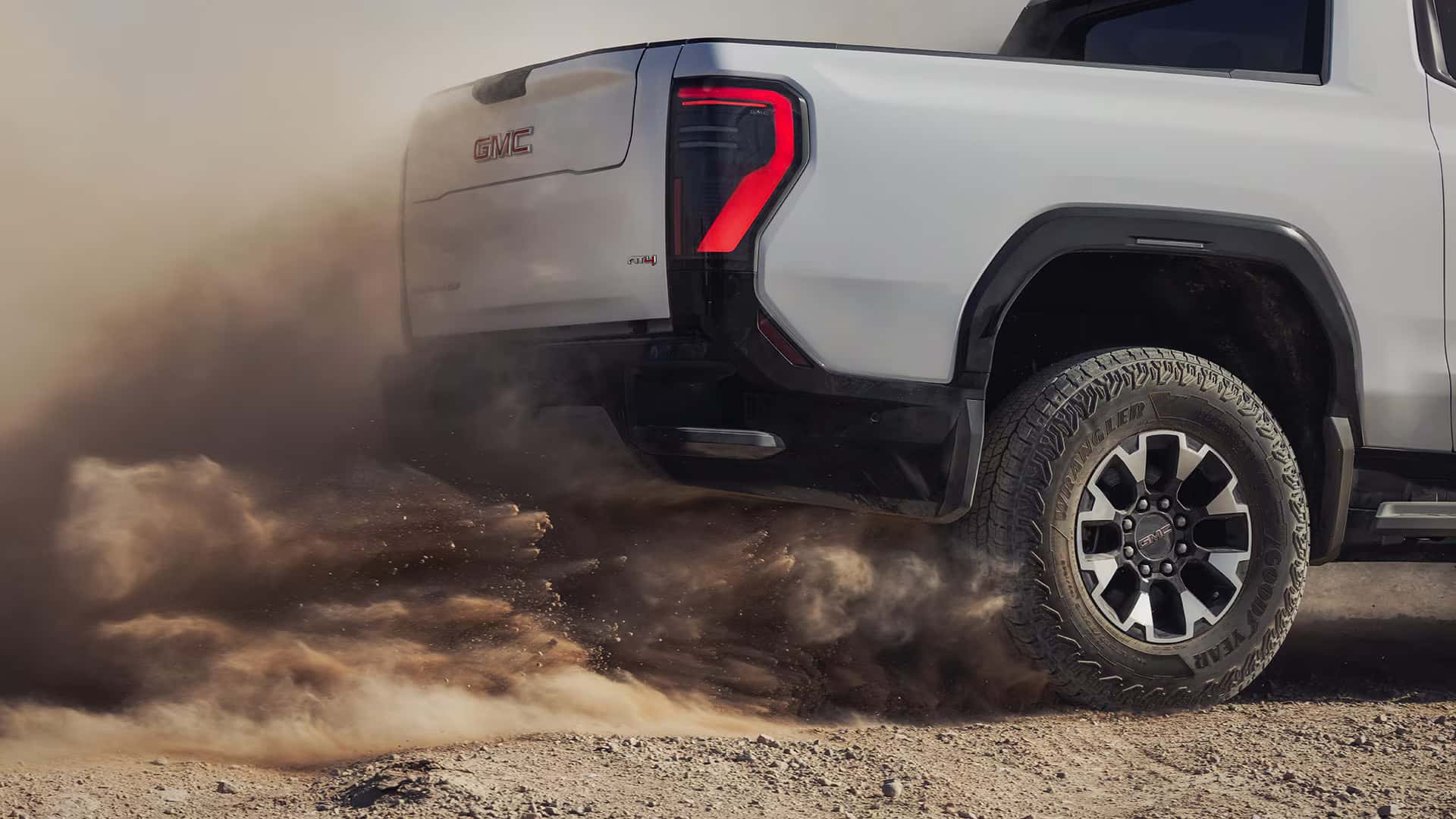 2026 GMC Sierra EV driving off road