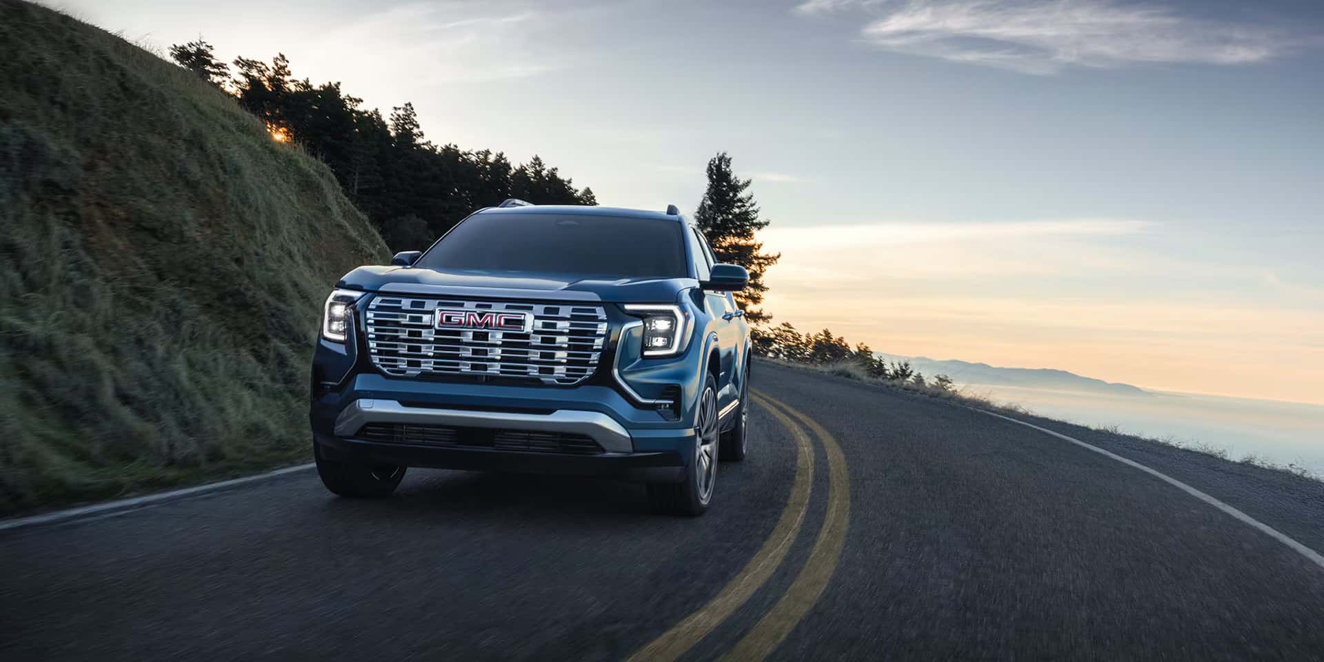2026 GMC Terrain driving on a road