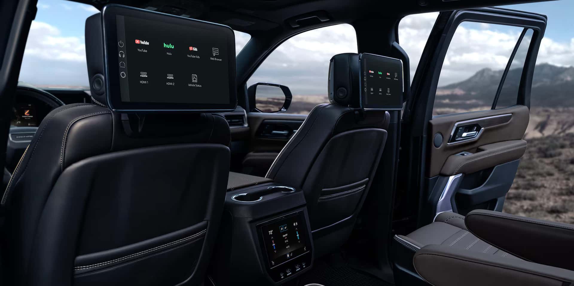 interior of the GMC yukon xl