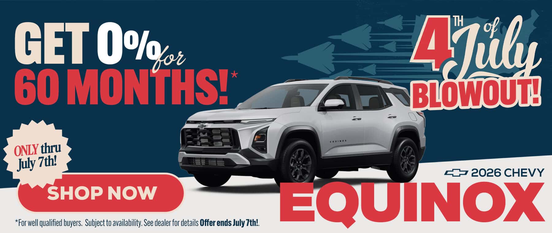 Chevy Equinox 0% for 60 months in sidney ohio