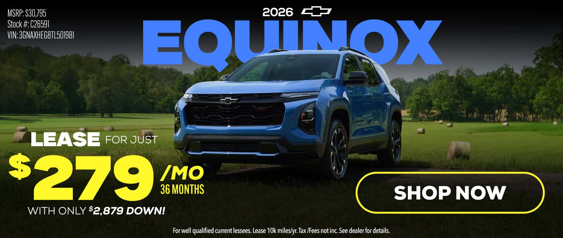 Chevy Equinox lease deal in Sidney Ohio