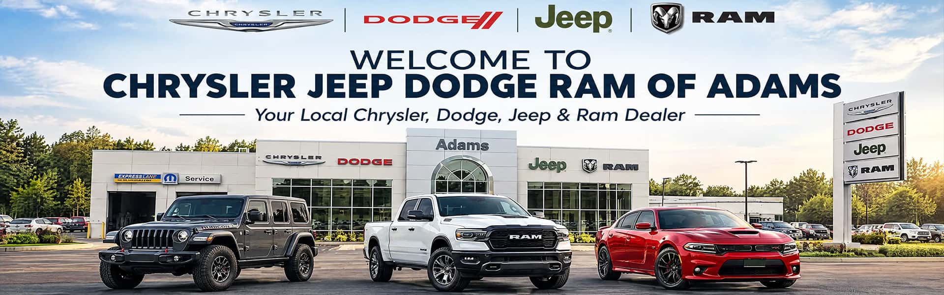 Adams Welcome Banner