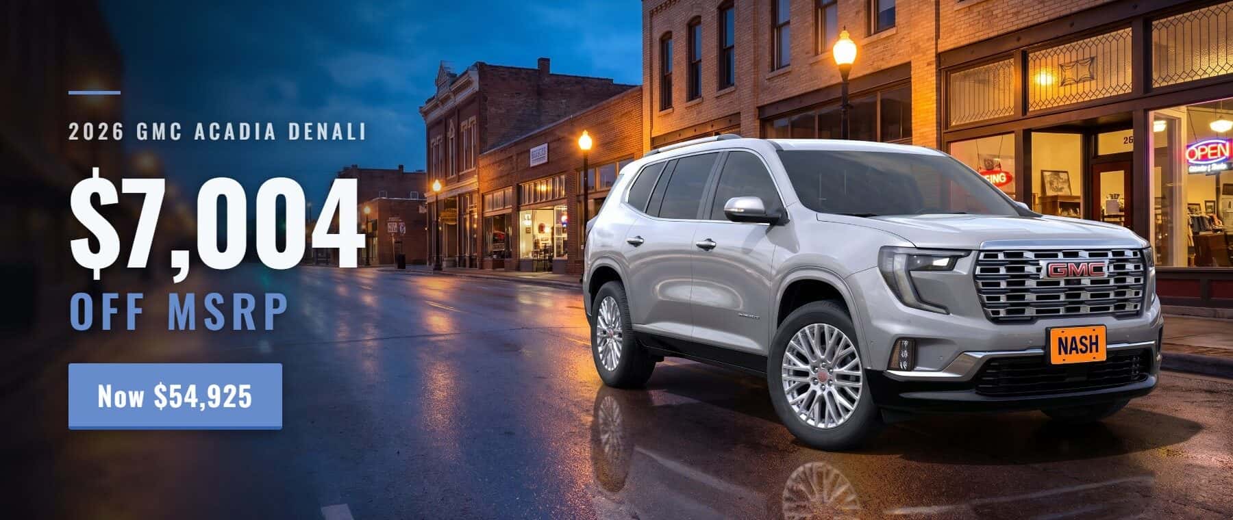 2026 GMC Acadia Denali