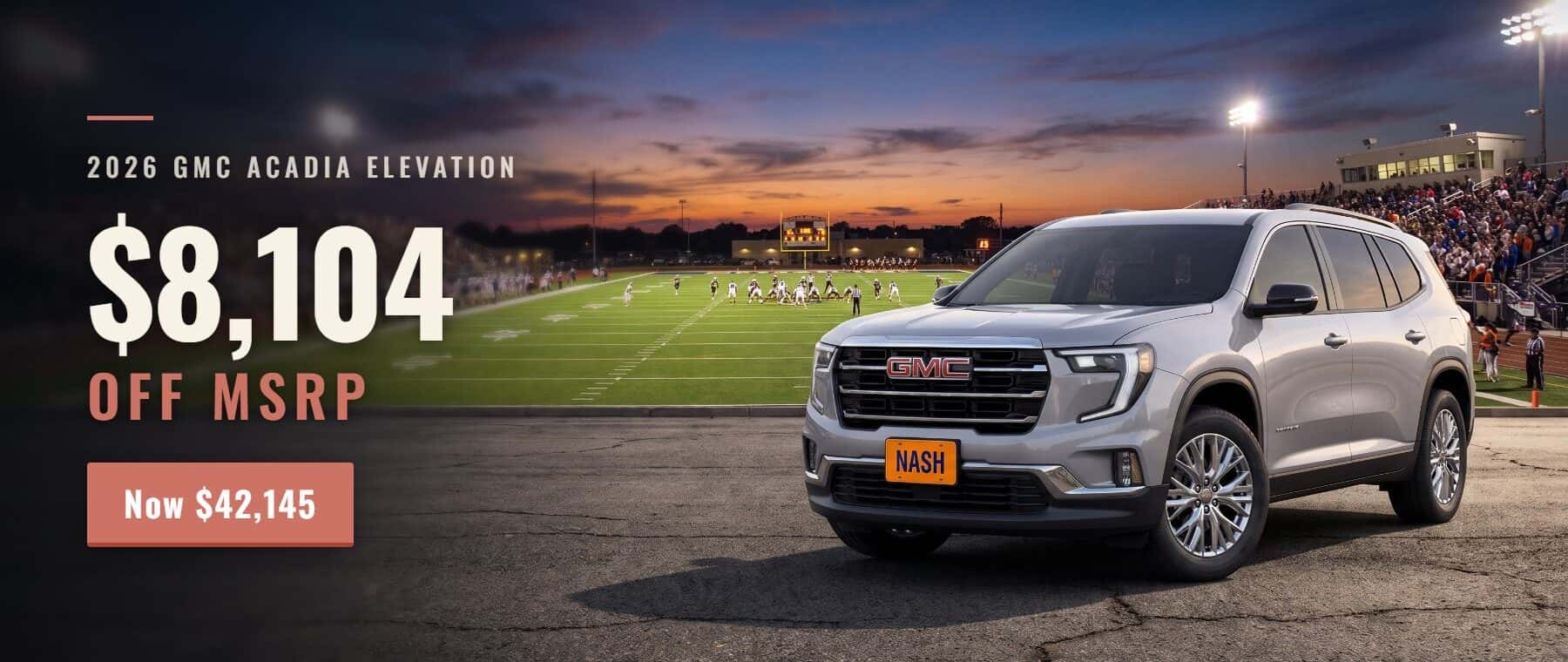 2026 GMC Acadia Elevation