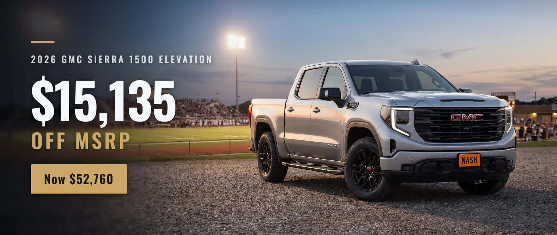 2026 GMC Sierra 1500 Elevation