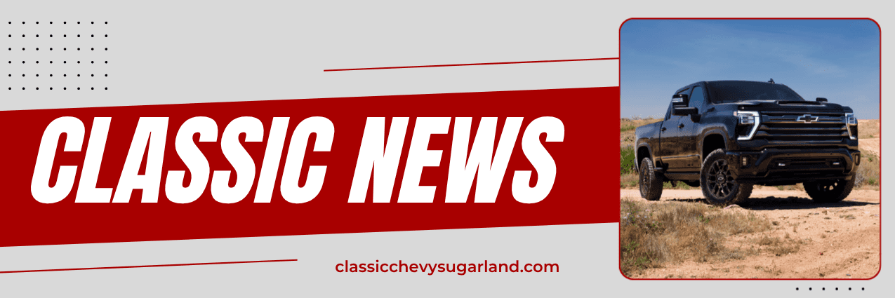 Classic News Banner with 2026 Chevrolet Silverado HD