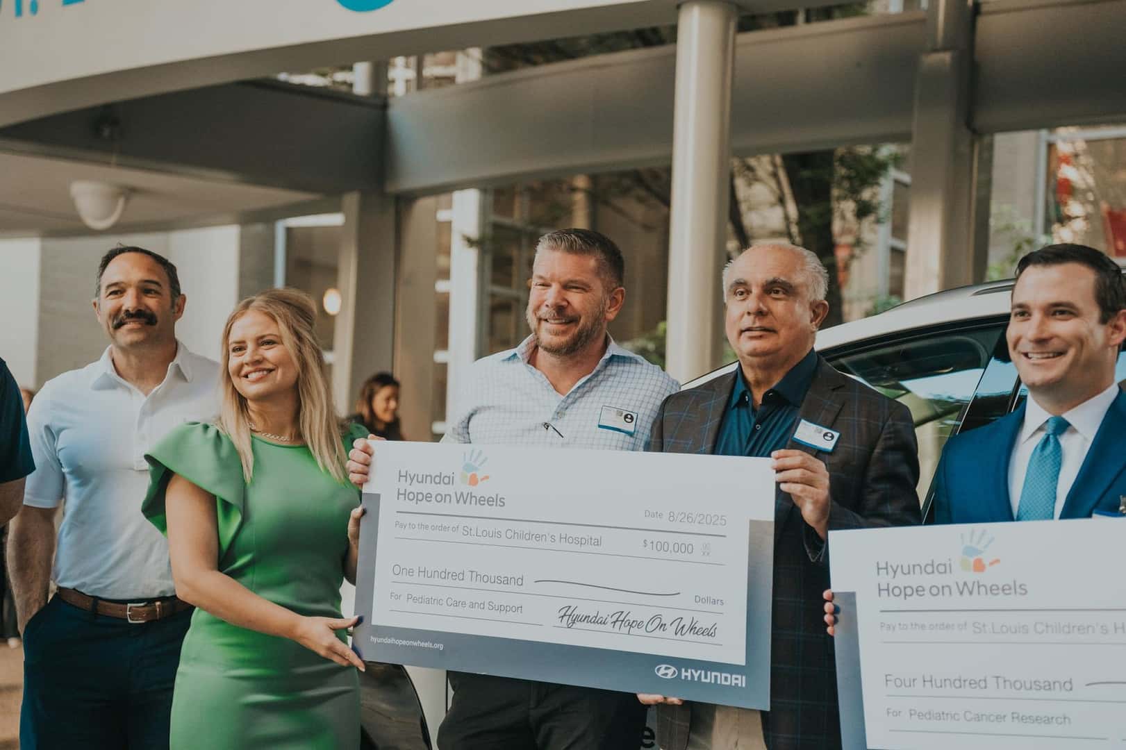 Hyundai Hope On Wheels Handprint Ceremony at St. Louis Children's Hospital